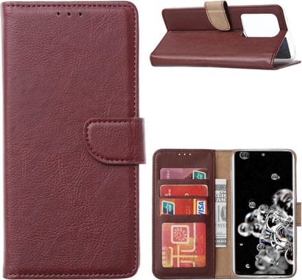 Cityhoesje-Bookcase incl. Pasjeshouder geschikt voor Samsung S20 Plus