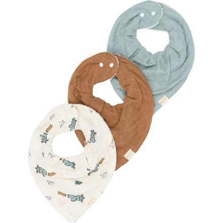Baby slabbetje bandana Fabelab Air Plane (x3)
