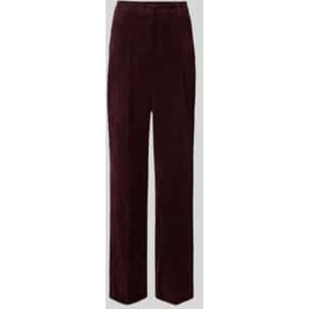 Regular fit corduroy broek met aangezette zakken model 'AMELIE'