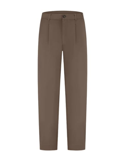Duquezzi Wool Blend Trousers Pantalons Bruin Dqa50026009