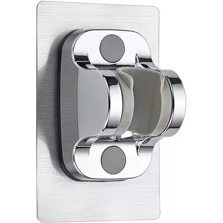 Support de douche sans support de poinçonnage, accessoires de douche réglables, accessoires de salle de bain argenté