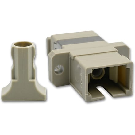Qoltec glasvezeladapter SC/UPC |   Simplex |   Multimode