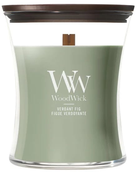 WoodWick Hourglass - Verdant Fig - Medium Geurkaars - 60 branduren