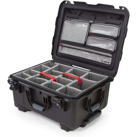 Nanuk 950 Case w/lid org. - w/divider - Black - Pro Photo Kit case
