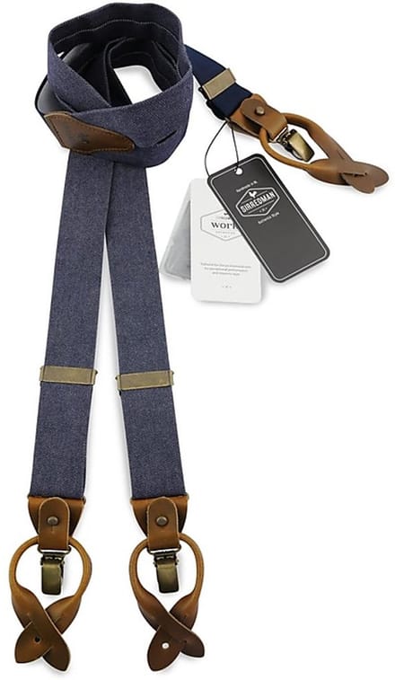 Sir Redman - Bretels - WORK bretels denim blauw - denimblauw