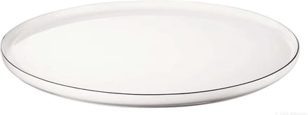 ASA Selection | Onder Bord | Oco Ligne Noire | Rond | Porselein | Wit | 32CM