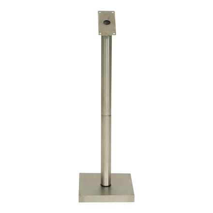 Securit® Kleine Roestvrijstalen Paal En Voet Set 85 cm|7,7 kg