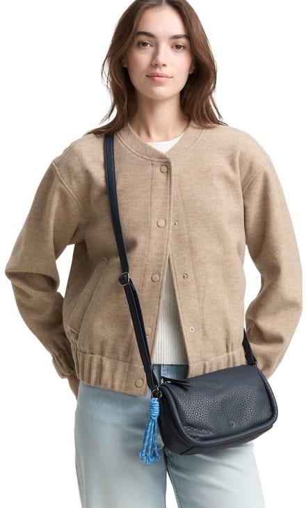 TOM TAILOR schoudertas Finna Crossbody Bag Dark Blue donkerblauw