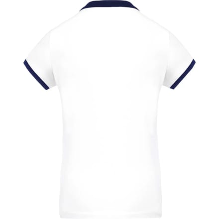Damessportpolo 'Proact' met korte mouwen White - M