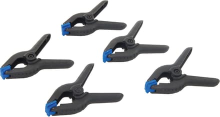 Silverline Veerklemmen - 100 mm lengte - 40 mm kaak - 5 stuks