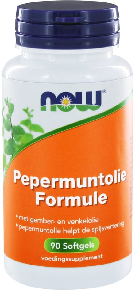 Now - Pepermuntolie Formule (90 softgels)