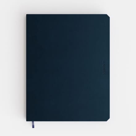 Brepols De Kempen Notebook - Gelijnd 17 x 22 cm - Donker Blauw Silence