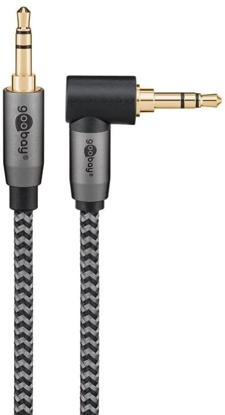 Goobay Plus 3,5mm Jack kabel | haaks | 5 meter