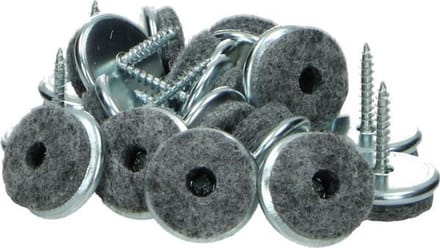 Viltglijder met schroef 28 mm (100 st)
