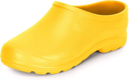 Ladeheid Unisex Clogs Tuinklompen - Tuinschoenen - Lichte - Dames - Heren - Geel 1032 - 37 - LA-DW-Xclap