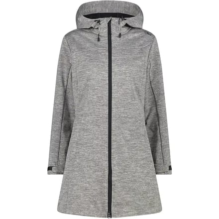 Vrouwelijke softshell hoodie jas CMP
