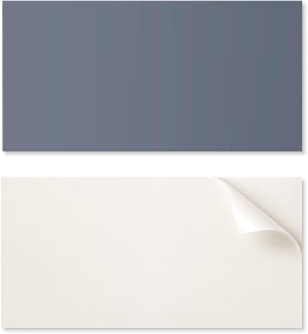 Decoratief zelfklevend vinyl wandpaneel 100x50 cm donkerblauw