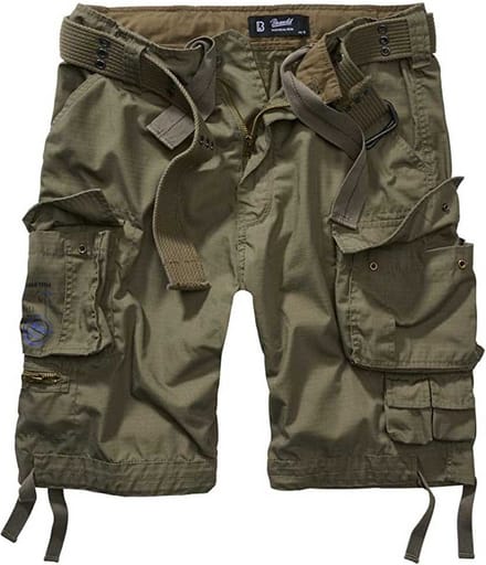 BRANDIT Savage Ripstop Cargo Korte Broek - Heren - Olive - XL