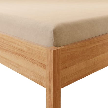 Jersey Hoeslaken met Elastiek 180x200cm - Dreamy Premium Beige