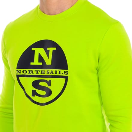 Sweater met lange mouwen en ronde hals 9024130 heren