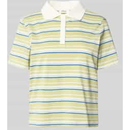 Slim Fit Gestreepte Jersey Polo Dames s.Oliver