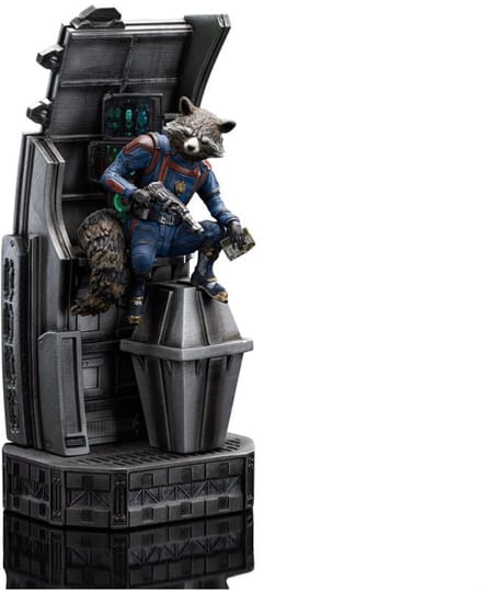 Iron Studios Marvel Scale Statue 1/10 Guardians of the Galaxy Vol. 3 Rocket Racoon 20 cm Beeld