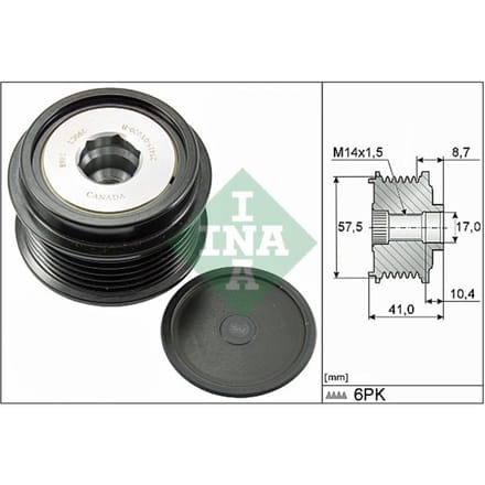 Schaeffler Ina Generator vrijloop INA 535 0282 10