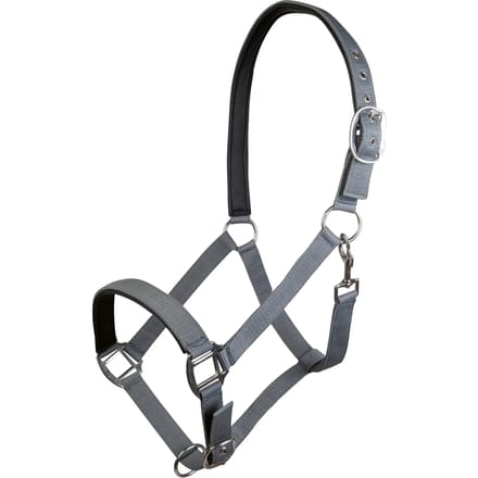 Nylon halster voor paard met zachte voering HKM Charming