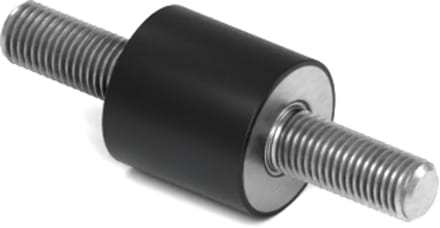Rubbermagazijn - Trillingsdemper - Type A - 10x10mm - M4 - Set 10 stuks