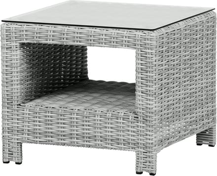Vinor sidetable, met glasplaat, zand.