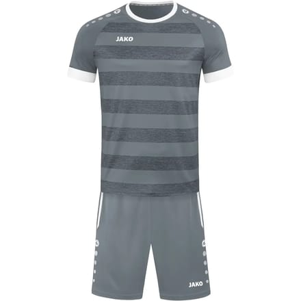 Jako Celtic Melange Shirt Korte Mouw Heren - Steengrijs | Maat: M