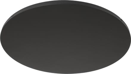 Plafondplaat Ø 70 cm - zonder gaten - zwart