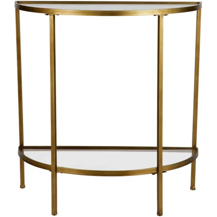 WOOOD Goddess Sidetable - Metaal - Antique Brass - 75x37x75