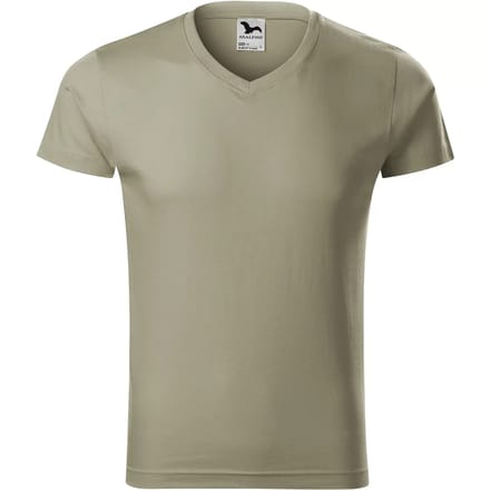 T-shirt met V-hals Malfini Slim 146