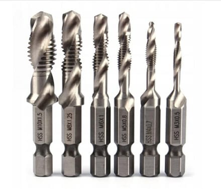 Silver S11533 - HSS Taps Boor Set - 6-delig - Precizie en Duurzaamheid