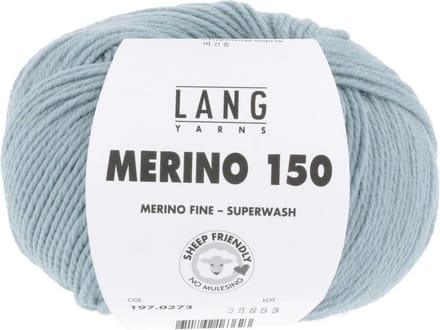Lang Yarns Merino 150 - 273 donker mint - Merinowol Garen