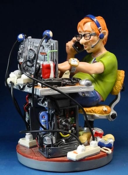 Beeldje - Profisti - Computer - expert - gamer