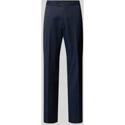Pantalon van scheerwol met persplooien model 'Silvio'