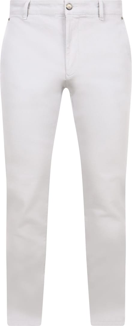 Suitable Chino broek Philo Flex Grijs - Maat W 33 - L 32 - Heren - Mannen broeken