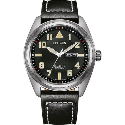 Citizen BM8560-29EC Horloge - Leer - Zwart - Ø 42 mm