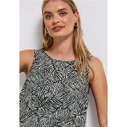 Top met knoopsluiting