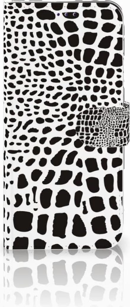 Samsung Galaxy A50 Telefoonhoesje met Pasjes Slangenprint