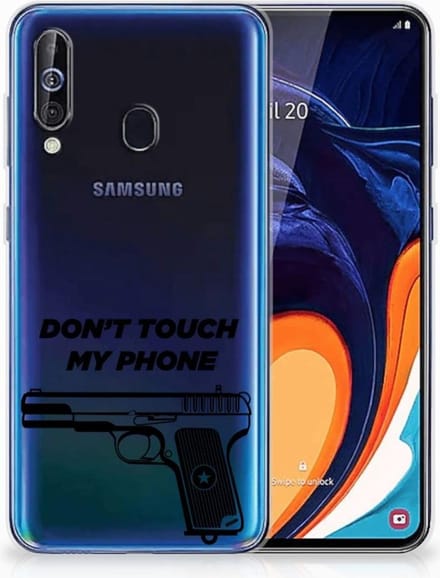 Samsung Galaxy A60 Silicone-hoesje Pistol DTMP