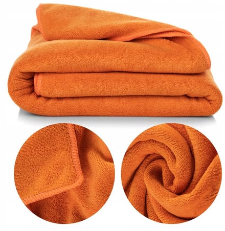 Amy Sneldrogende Handdoek Bad 50x90cm 380g Microvezel Oranje