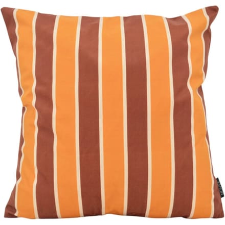 NOVÉE Sierkussen riviera stripe terra/roest | 45x45 cm | katoen/polyester