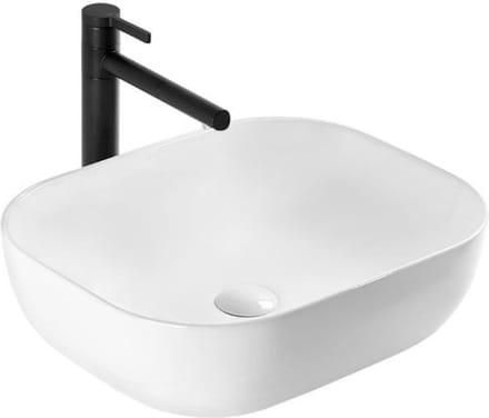 REA Belinda Opzetwastafel - Waskom - 46.5 x 33.5 x 13.5 cm - Glans Wit