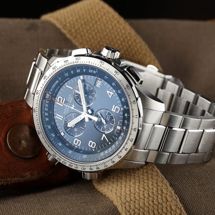Hamilton Aviation H77922141 Khaki X-Wind GMT Horloge