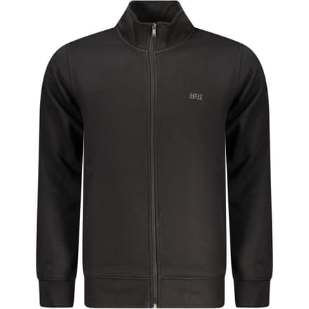 Rifle Zwarte Katoenen Heren Sweatshirt