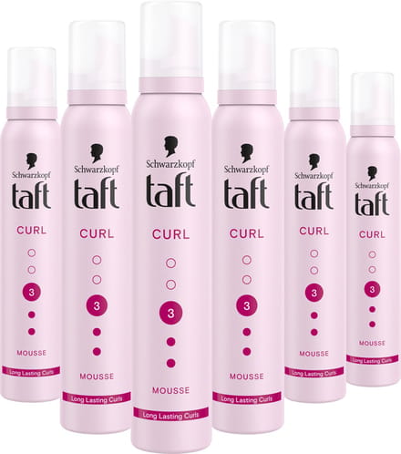 Taft - Styling Mousse Curl - 6 x 200 ml - Voordeelverpakking