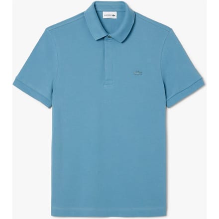 Lacoste Heren Paris Piqué Stretch Regular Poloshirt (Licht Blauw)
